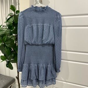 Aqua Textured Blue Garment